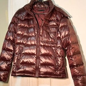UNIQLO Women's Shiny Brown Puffer Jacket size S